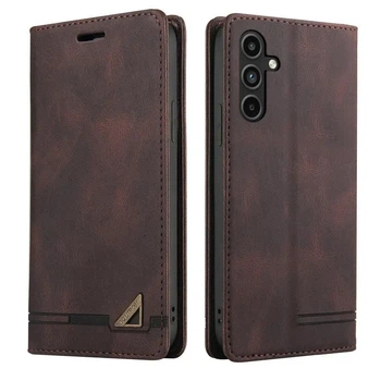 Чохол книжка на магніті G.Q. для Samsung Galaxy A16 кавовий гаманець