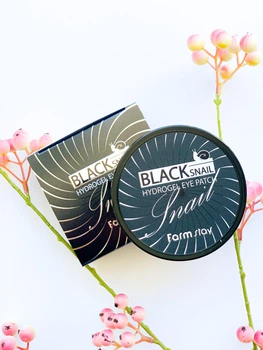 Гидрогелевые патчи с муцином черной улитки FarmStay Black Snail Hydrogel Eye Patch 60 шт
