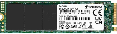 SSD диск Transcend 110Q 500GB NVMe M.2 2280 PCIe 3.0 x4 NAND QLC (TS500GMTE110Q)