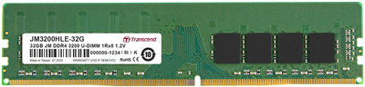 Pamięć RAM Transcend DDR4-3200 32768MB PC4-25600 2Gx8 (JM3200HLE-32G)
