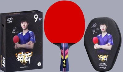 Ракетка для настільного тенісу Double Fish Diamond ZS 9 із сумкою