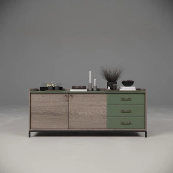 Тумба M2Forma Altro 1600×500×700 мм Зелений димчастий