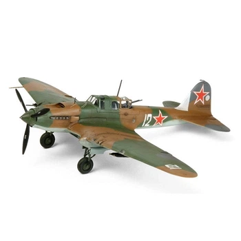 Пластиковая сборная модель Tamiya самолет 1:72 IL-2 60781