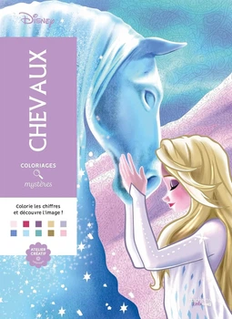 Розмальовка Disney Hachette по номерам Chevaux
