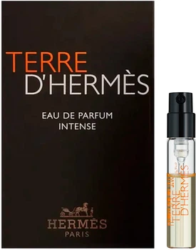 Пробник парфюмированной воды для мужчин Hermes Terre d'Hermes Intense 2 мл (3346130424185)