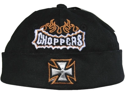 Шапка “Choppers” з вишивкою, чорна