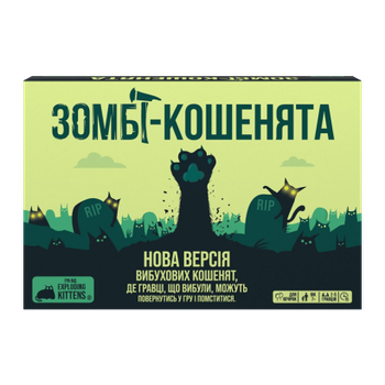 Настольная Игра Взрывные котята: Зомби-котят (Zombie Kittens)