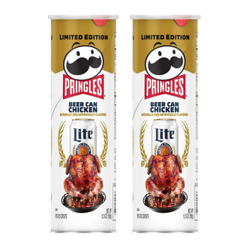Набор Чипсы 2шт Pringles USA Miller Lite Beer Can Chicken 158g