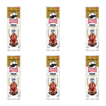 Набор Чипсы 6шт Pringles USA Miller Lite Beer Can Chicken 158g