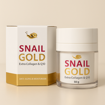 Крем для лица Royal Thai Herb омолаживающий с муцином улитки и коллоидным золотом 50 гр