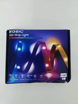 Світлодіодна стрічка RGBIC 5 м (SMD 5050, Bluetooth, ПДУ, музична синхронізація) - Б/в