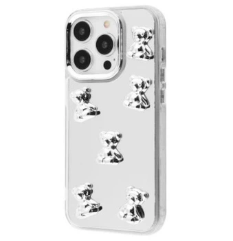 Чохол Mirror Shine Case iPhone 15 Pro (bears)