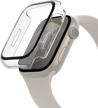 Etui Belkin ScreenForce TemperedCurve 2-in-1 do Apple Watch 44/45 mm Transparent (OVG004ZZCL-REV)