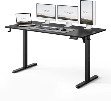 Геймерський стіл SENSE7 Nojo LIGHT 140 см x 70 см ( Black )