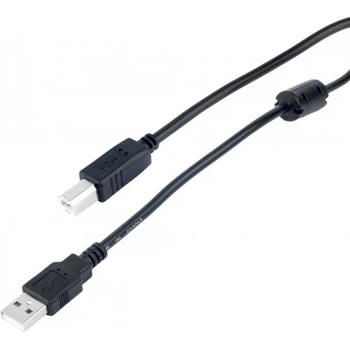 Кабель для принтера USB 2.0 AM/BM 1.5m black ProfCable (ProfCable12-150)
