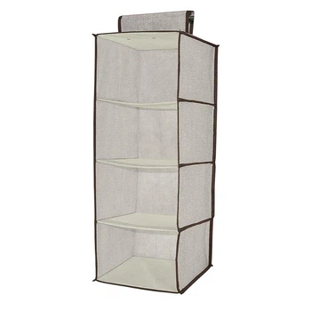 Органайзер подвесной Handy Home серый 4 секции 28x28x80 см (ESH34)