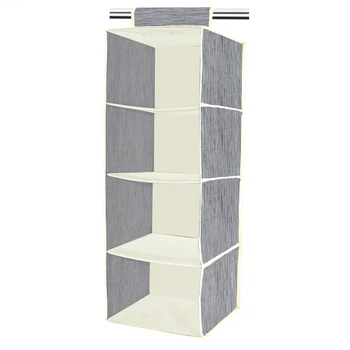 Органайзер підвісний Handy Home сірий 4 секції 28x28x80 см (ASH-06)
