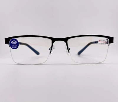 Компьютерные очки Blue Light Blockin SALIVIO SA 5002 С6 черные с диоптриями -2,5