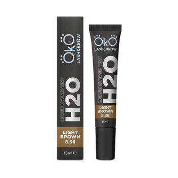 Краска для бровей и ресниц OKO H20 Liquid Hybrid Tint, LIGHT BROWN 8.36, 15 мл