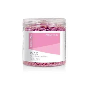Віск у гранулах для брів і обличчя "Півонія" (Peony Pink) Nikk Mole, 100 г