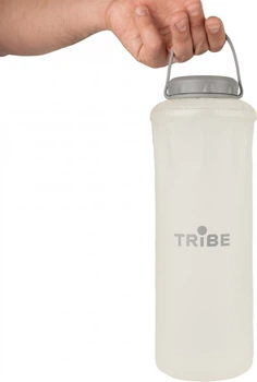Пляшка Tribe Soft Bottle 1.5 л TPU м’яка (T-FE-0024-crystal-white)