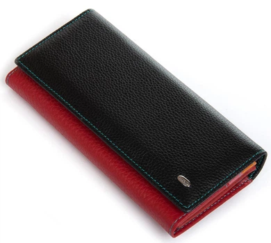 Женский кожаный кошелек Dr.Bond WRS-501-2 черный