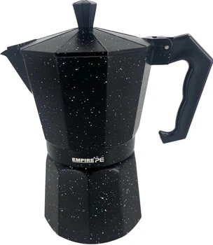 Кофеварка гейзерная алюминиевая Empire Гранит EM-6614 750 мл черная