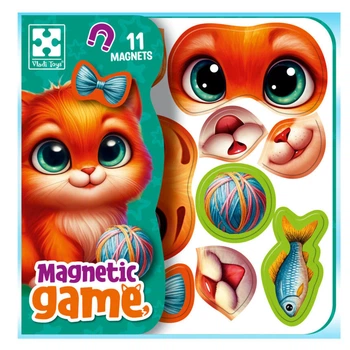 Игра развивающая "Эмоции Котенка" VT3220-05, 11 магнитов