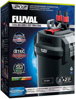 Фільтр акваріумний зовнішній Fluval Canister Filter 207 780 л/год (0015561104449) (955555909653006) - Уцінка