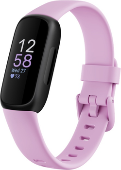 Smartband Fitbit Inspire 3 Black/Lilac Bliss (FB424BKLV) (955555910625779) - Outlet