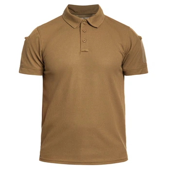 Футболка поло Mil-Tec Tactical Quickdry, Coyote, S