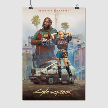 Постер Киберпанк 2077, Cyberpunk 2077, A3 42×28 см (id3840)