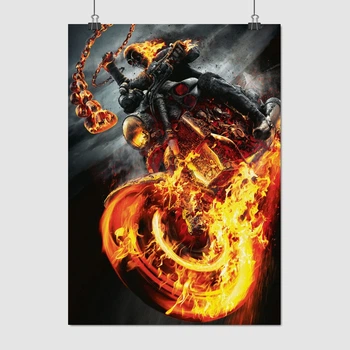 Постер Призрачный Гонщик, Ghost Rider, A1 85×60 см (id1076)
