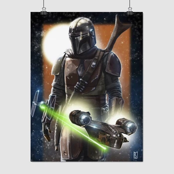 Постер Мандалорець, Зоряні Війни, Mandalorian, Star Wars, A3 40×30 см (id3920)
