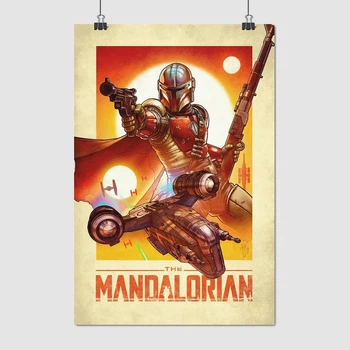 Постер Мандалорец, Звёздные Войны, Mandalorian, Star Wars, A3 42×28 см (id3919)