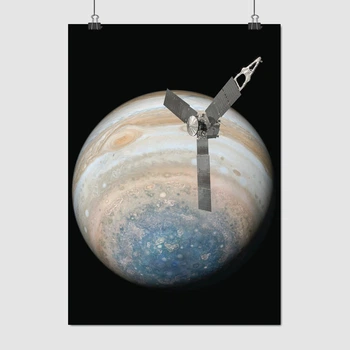 Постер Джуно, фото Юпітера, Jupiter, A3 42×30 см (id3785)