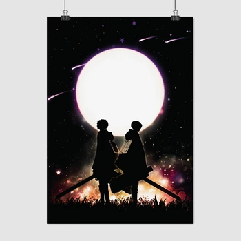 Постер Атака на титанів, Attack on Titans, A3 42×30 см (id0395)