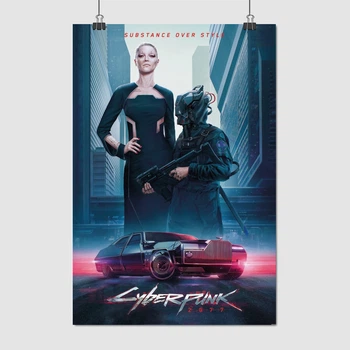 Постер Киберпанк 2077, Cyberpunk 2077, A3 42×28 см (id3842)