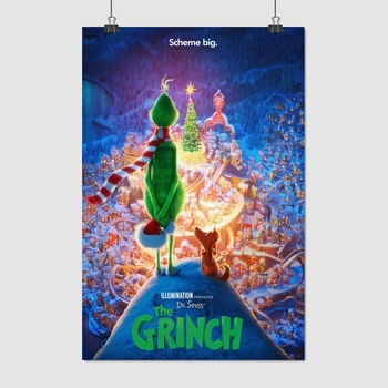 Постер Грінч і Макс дивляться на місто, Grinch (2018), A3 42×28 см (id3615)