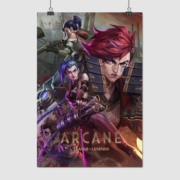 Постер Аркейн: Лига Легенд, Arcane: League of Legends, A3 42×29 см (id6888)