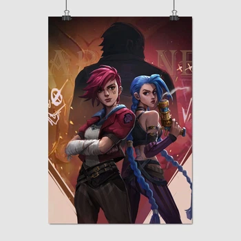 Постер Аркейн: Лига Легенд, Arcane: League of Legends, A3 42×29 см (id6886)