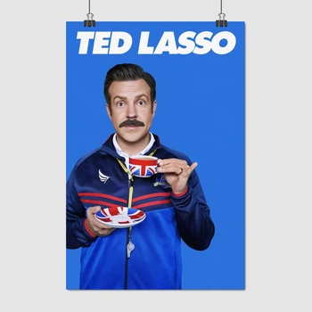 Постер Тед Лассо, сериал, Джейсон Судейкис, Ted Lasso, Jason Sudeikis, A3 42×28 см (id4302)