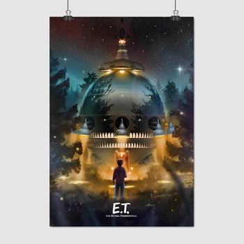 Постер Инопланетянин, E.T. the Extra-Terrestrial (1982), A3 42×29 см (id6863)