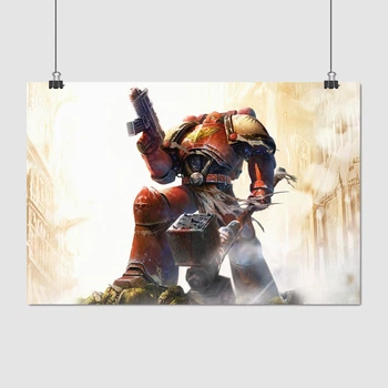 Постер Вархаммер 40000, космодесантник, Warhammer 40000, Space Marine, Adeptus Astartes, A3 28×42 см (id3967)