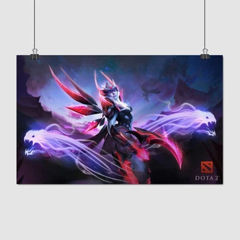 Постер Дота 2, Венга, Dota 2, Vengeful Spirit, плакат для геймера, A3 26×42 см (id6475)
