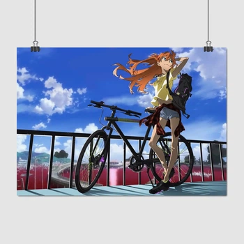 Постер Євангеліон, Аска Ленґлі Сорю, Neon Genesis Evangelion, A3 30×42 см (id4087)