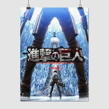 Постер Атака на титанів, Attack on Titans, A3 41×30 см (id4834)