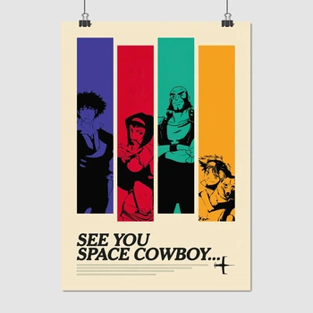Постер Ковбой Бібоп, Cowboy Bebop, A2 60×42 см (id5136)