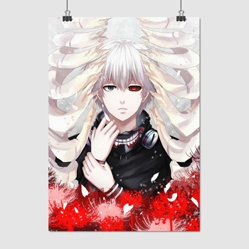 Постер Токийский гуль, Кэн Канэки, Tokyo Ghoul, A3 42×30 см (id6225)