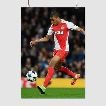 Постер Кіліан Мбаппе, футболіст, Kylian Mbappé, A3 42×30 см (id5920)